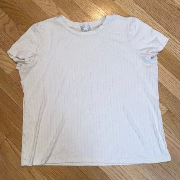 Women's Cream Short Sleeve Tee - Picture 1 of 2